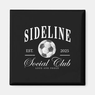 Imã Motivo de Clube Social de Mulheres ao Lado do Fute