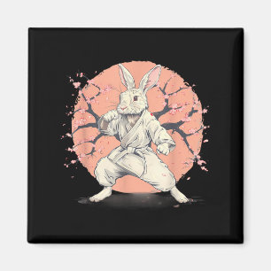 Imã Motivo de Coelho de Caratê Taekwondo Jiu-Jitsu MMA
