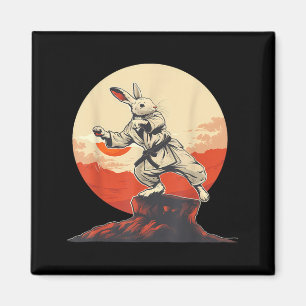 Imã Motivo de Coelho de Karate Taekwondo Jiu-Jitsu MMA