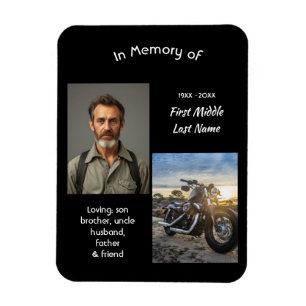 Ímã Moto Chopper de Lembrança Memorial