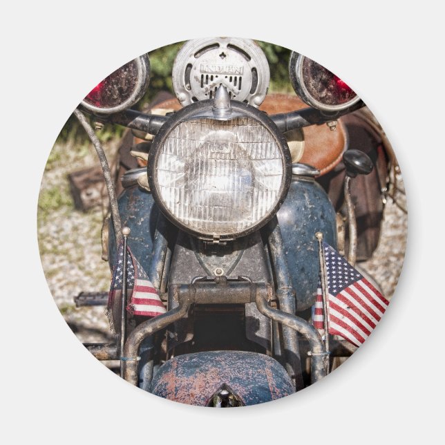 Imã Motocicleta da Polícia Indiana (Frente)