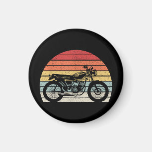Imã Motocicleta Retro Vintage