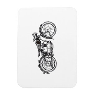 Ímã Motocicleta Retroativa - Eu Amo Minha Motocicleta
