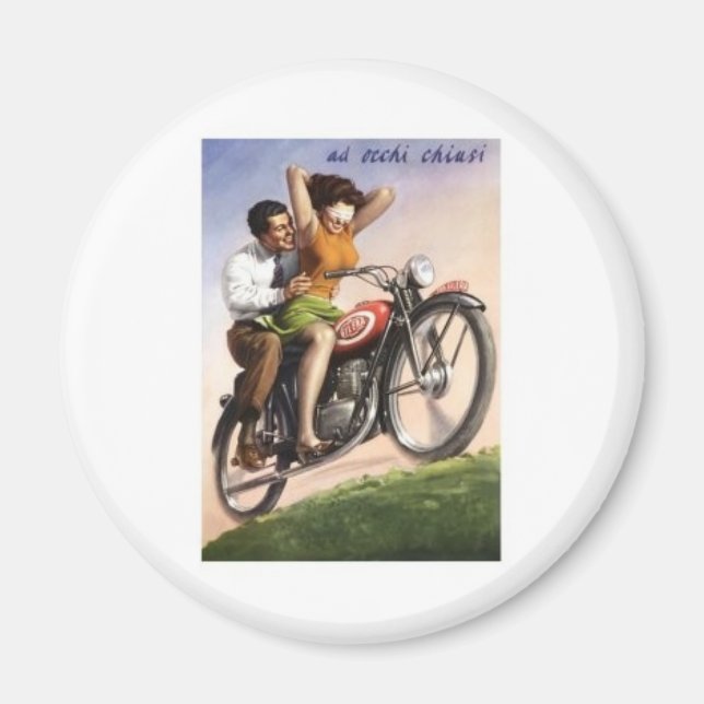 Imã Motocicleta Vintage (Frente)