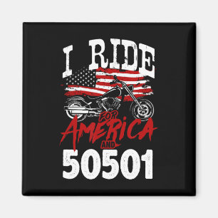 Imã Motociclista Anti Trump 50501 Pró-democracia Re
