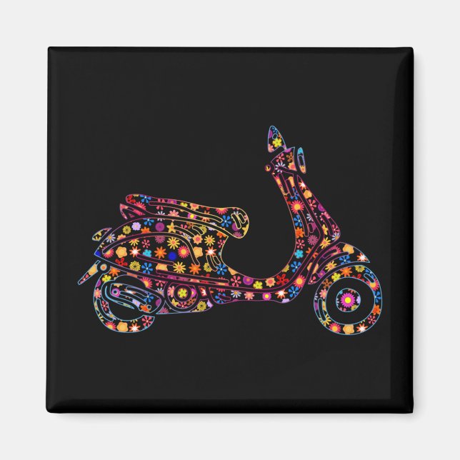 Imã Motociclo com motor de Patinete com ventilador (Frente)