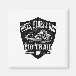 Imã Motociclo de Churrasco Blues do Pig Trail Bikes Of