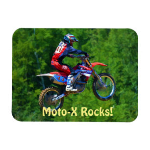 Ímã Motocross Dirt Racer Art Magnet