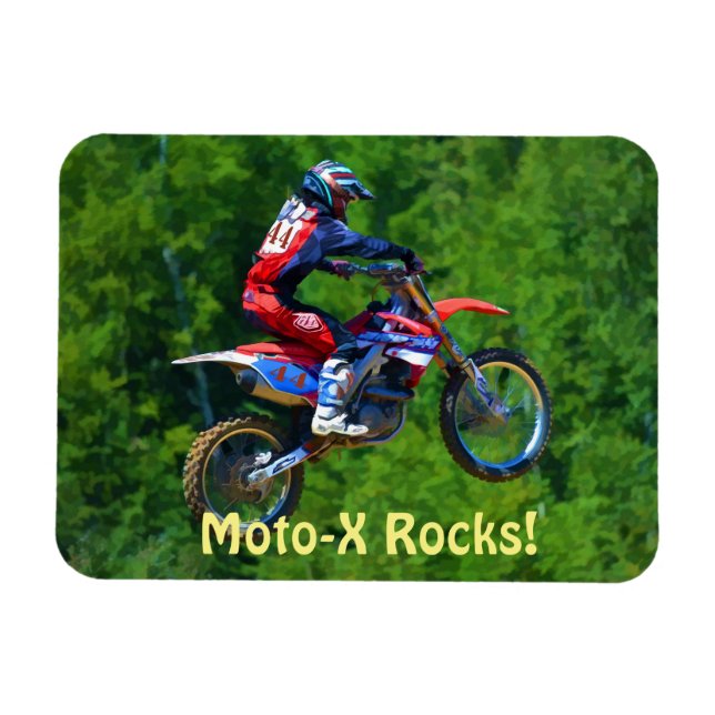 Ímã Motocross Dirt Racer Art Magnet (Horizontal)