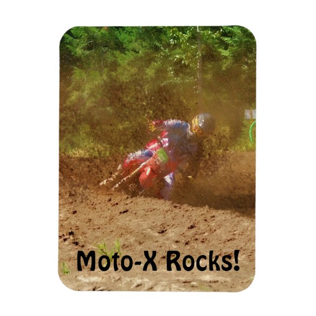 Ímã Motocross Dirt Racer Art Magnet (Vertical)