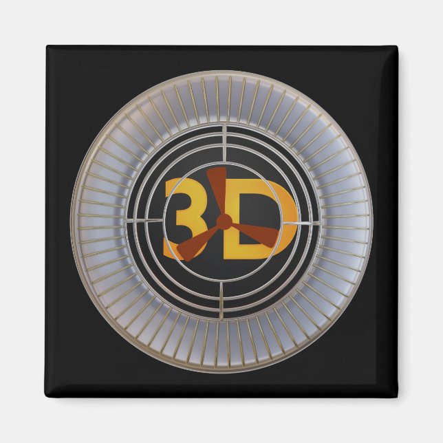 Imã Motor 3D. (Frente)