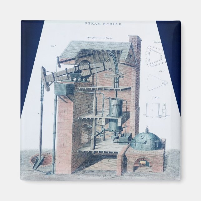 Imã Motor a vapor atmosférico (Frente)