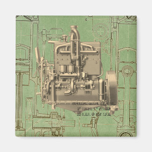 Imã Motor de Wisconsin Milwaukee Wisconsin motor a gás