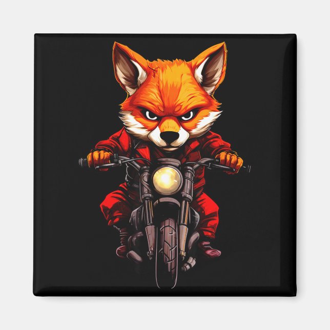 Imã Motorcycle Foxes  (Frente)