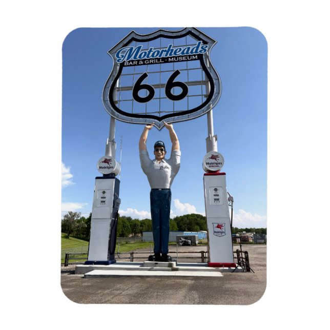 Ímã MotorHead Bar & Grill, Museu (Vertical)