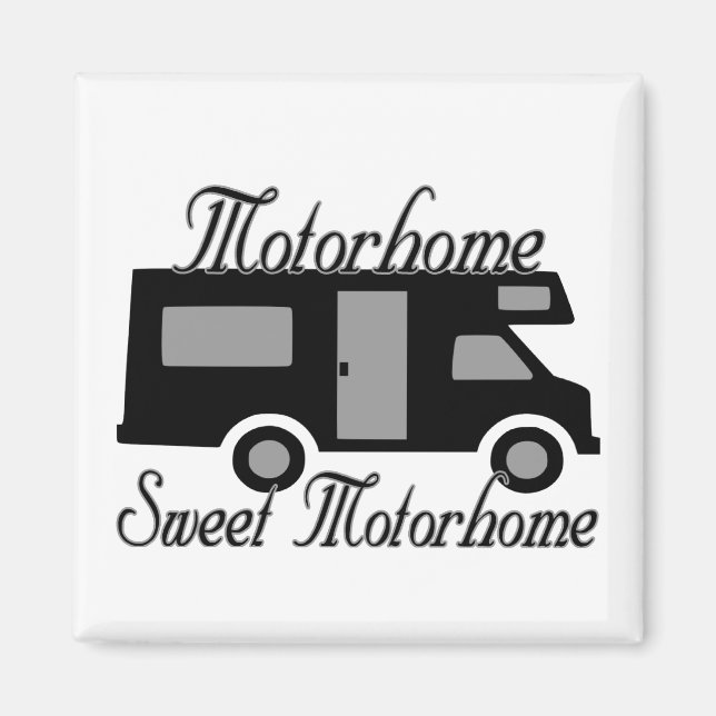 Imã Motorhome Sweet Motorhome RV (Frente)