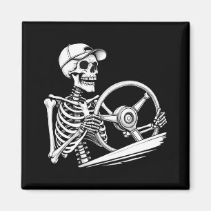 Imã Motorista de caminhão Skeleton - Caminhoneiro Gran