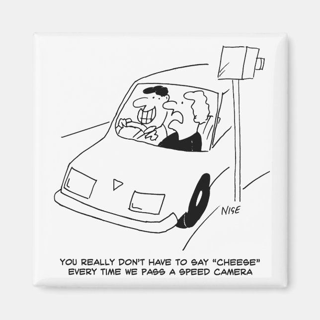 Imã Motorista diz queijo ao atravessar uma câmera de v (Frente)