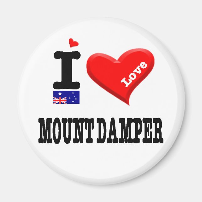 Imã MOUNT DAMPER - I Love (Frente)