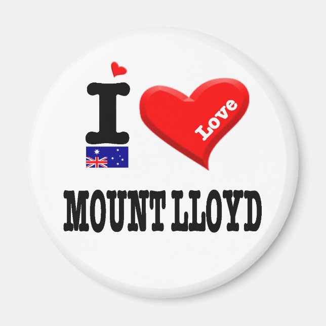 Imã MOUNT LLOYD - I Love (Frente)