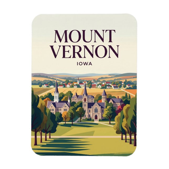 Ímã Mount Vernon EUA (Vertical)