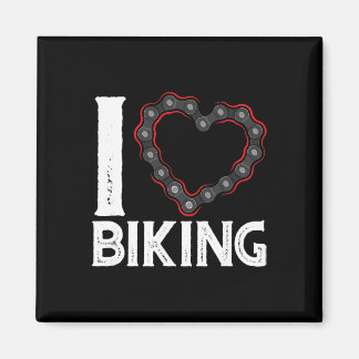 Imã Mountain Bike Cycling Bicycle I Love Biking 