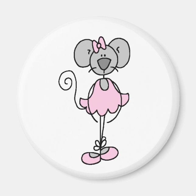 Imã Mouse Ballerina Magnet (Frente)
