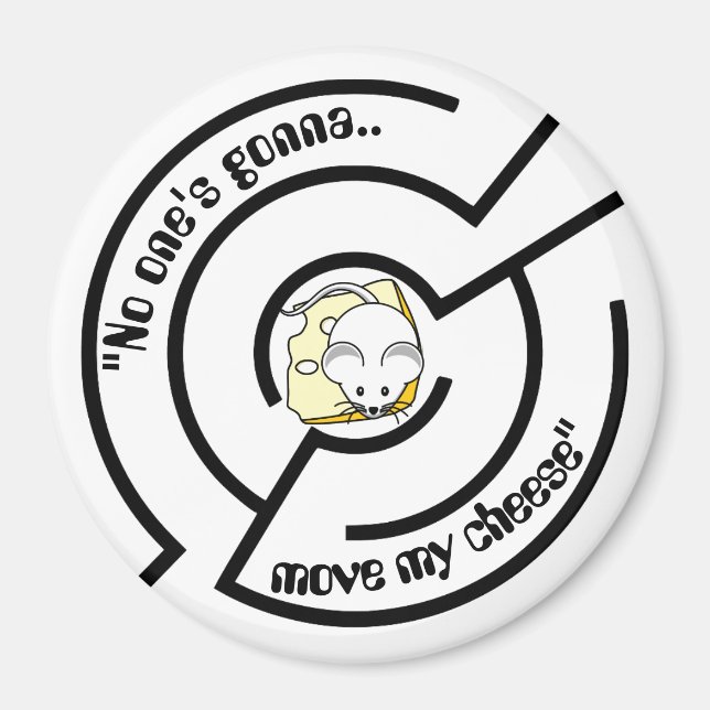 Imã Mouse Cheiroso Maze Engraçado (Frente)