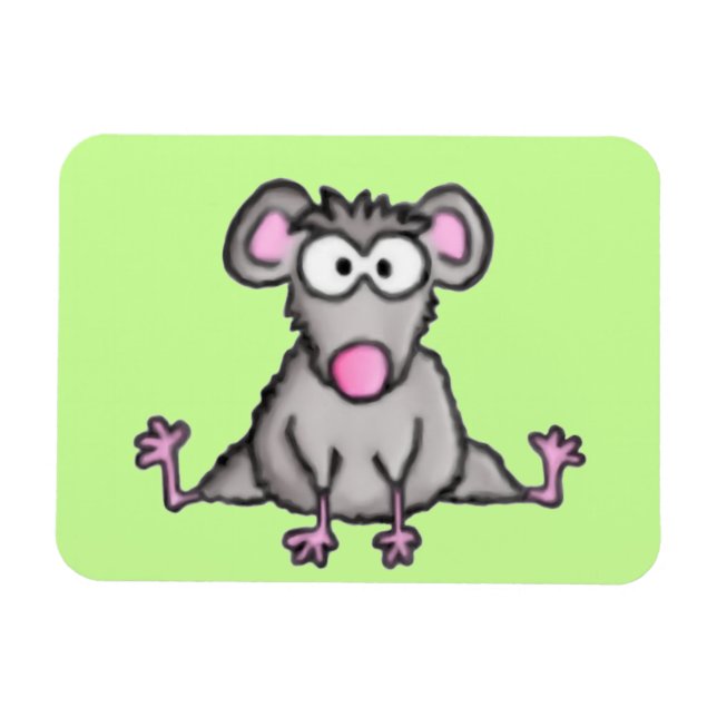 Ímã Mouse flexível (Horizontal)
