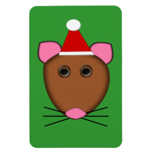 Ímã Mouse Magnet Feliz de Natal