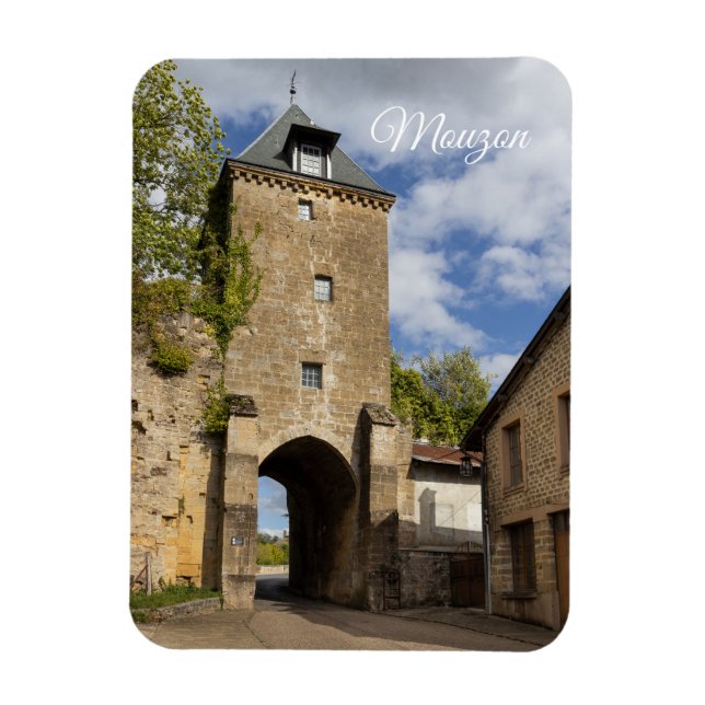Ímã Mouzon Medieval Gatehouse, França (Vertical)
