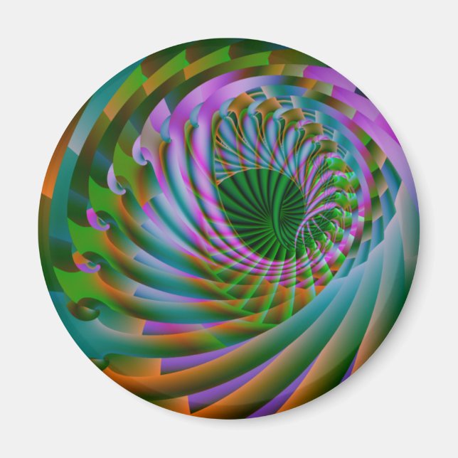 Imã movendo-se para dentro (Frente)