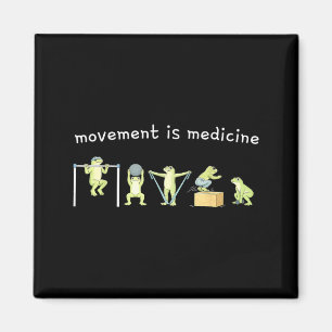 Imã Movimento É Medicina Sapo Divertido Fisioterapia P