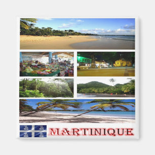 Imã MQ - Martinica - Mosaico - Colagem