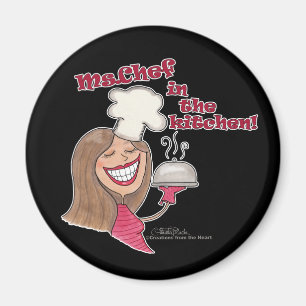 Imã Ms.Chef na cozinha