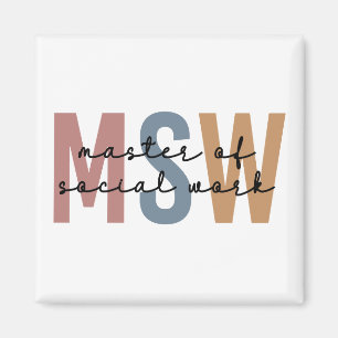 Imã MSW Master of Social Work Retro Graduation