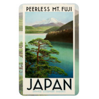 Mt Fuji Japão Poster de viagens Vintage Art