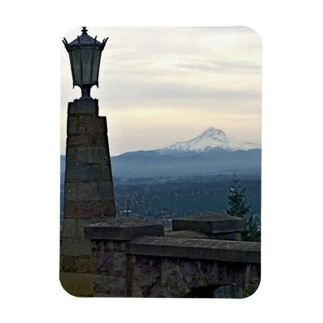 Ímã Mt. Hood, de Rocky Butte, Portland, Oregon (Vertical)
