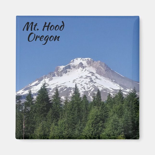 Imã Mt. Hood Oregon Ski Bowl Magnet (Frente)