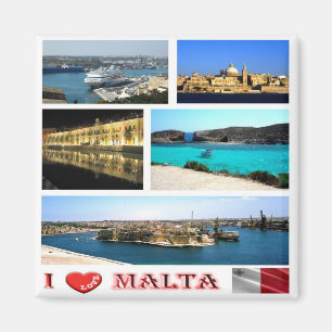 Imã MT - Malta - Eu Amo - Colagem