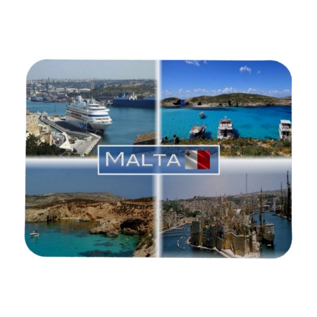 Ímã MT Malta - La Valeta - (Horizontal)