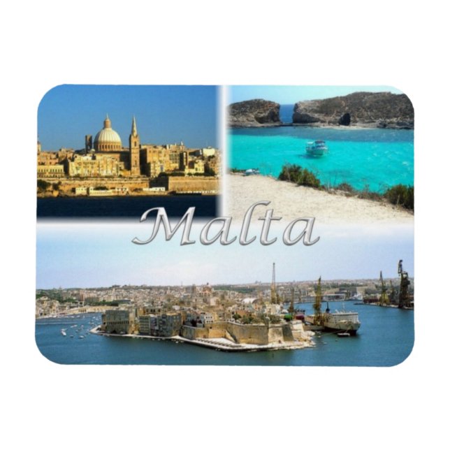 Ímã MT Malta - La Valeta - (Horizontal)