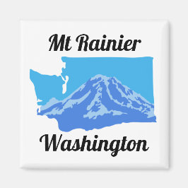 Imã Mt Rainier Magnet - Cor