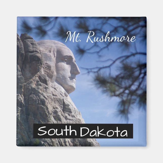 Imã Mt Rushmore Magnet - Washington (Frente)