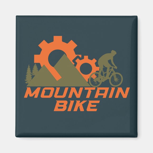 Imã MTB Bicicleta de Montanha Downhill Moderna (Frente)