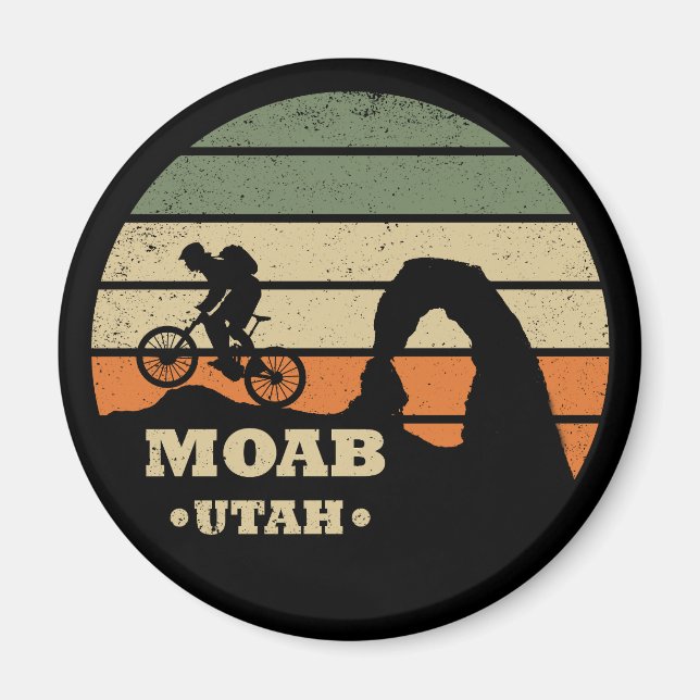 Imã Mtb Moab - Ciclismo de Montanha em Utah (Frente)