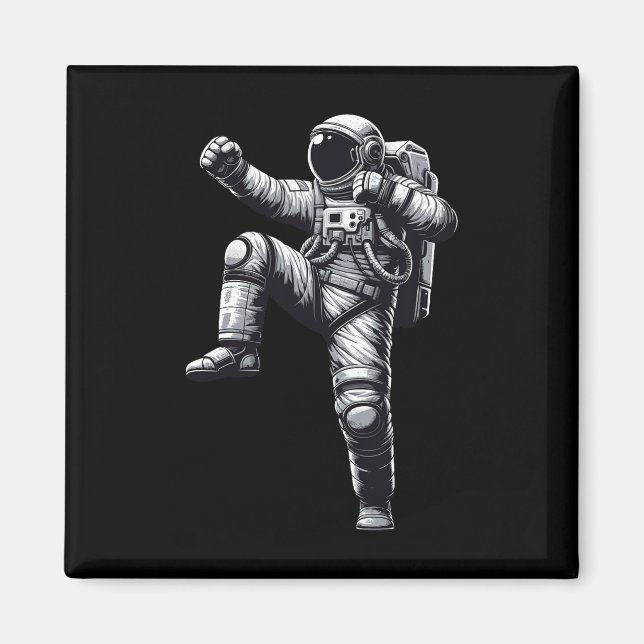 Imã Muay Thai Astronaut Kickboxing (Frente)