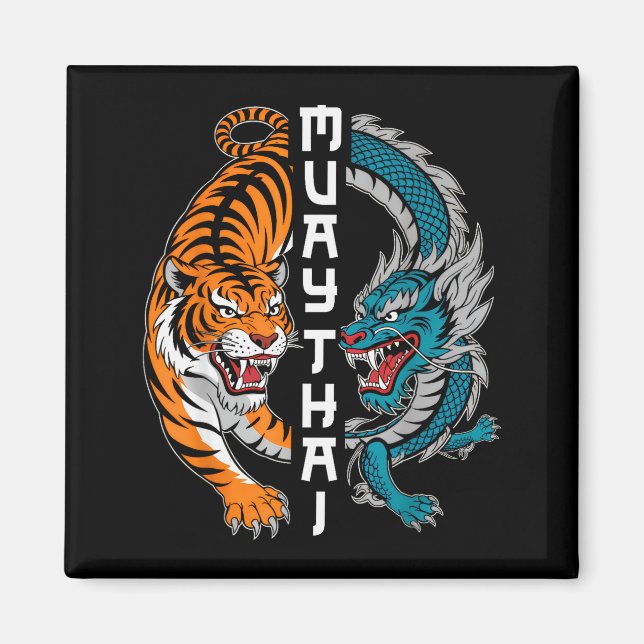 Imã Muay Thai Boxe Tailândia Fã Muay Thai Homens Mulhe (Frente)