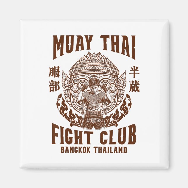 Imã Muay Thai Boxer Boxer Boxer Boxer Muay Thai Figh (Frente)