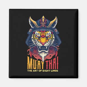 Imã Muay Thai Samurai Tiger Thai Boxic Gráfico